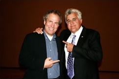 Web Burrell and Jay Leno